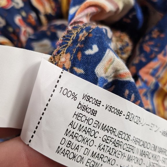 Zara Multicolor Paisley Wrap Blouse - Picture 7 of 7